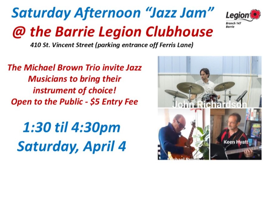 Saturday Jazz April 4th Image