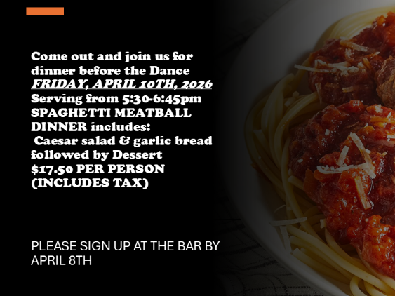 FRIDAY DINNER APRIL 10TH Image